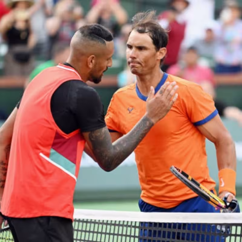 El bonito mensaje de Kyrgios a Nadal tras conocerse su ausencia en el Open de Australia 2024