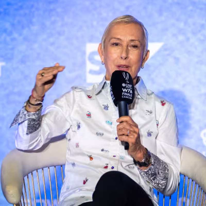 La tremenda rajada de Navratilova contra Steve Simon, director de la WTA