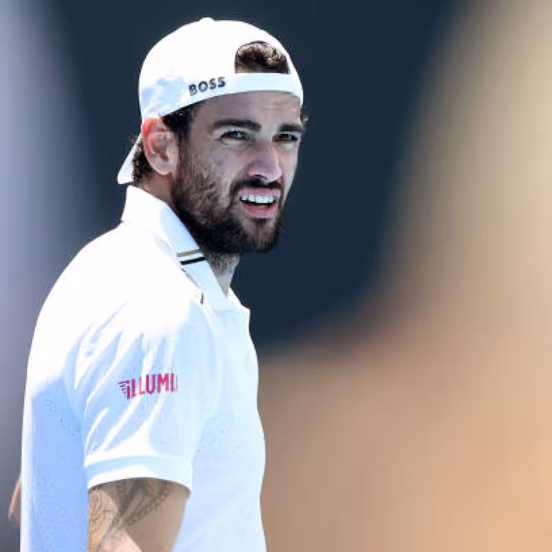 Matteo Berrettini, jugador peligroso favoritos en Open de Australia 2024. Foto: gettyimages