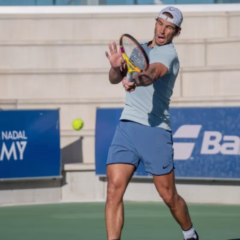 Nadal vuelve a impresionar con un punto antológico en su entrenamiento ante Munar