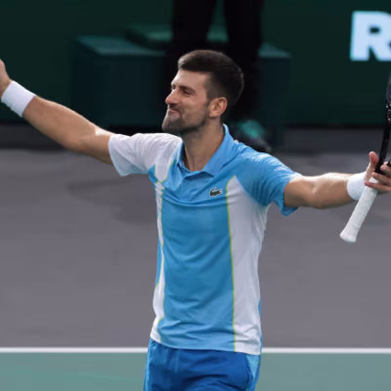 Novak Djokovic, campeón ATP Rolex París 2023. Foto: gettyimages