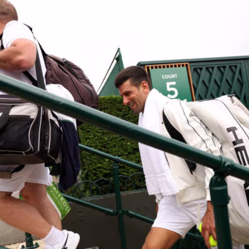 El curioso entrenamiento de Djokovic antes de París-Bercy