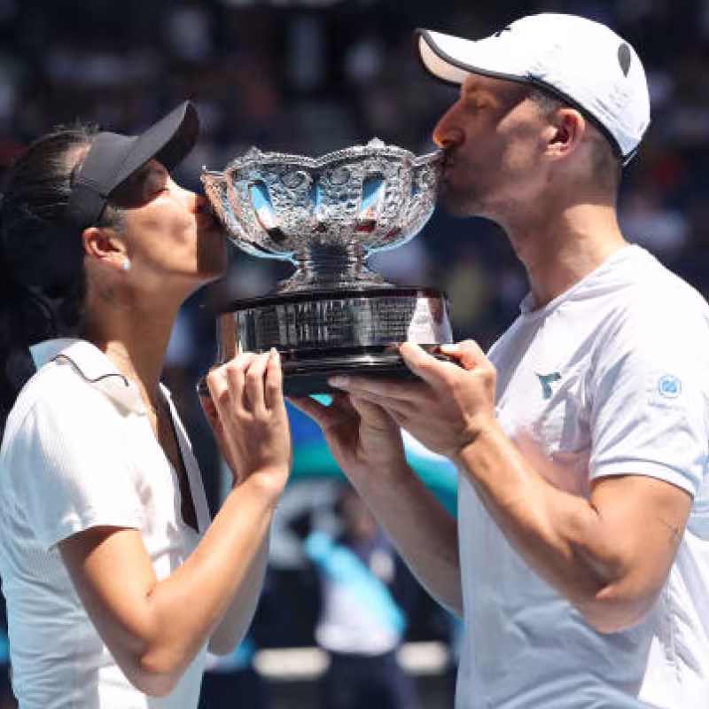 Zielinski, campeón de dobles mixto en Australia: "Hasta el último momento no sabía con quién iba a jugar"