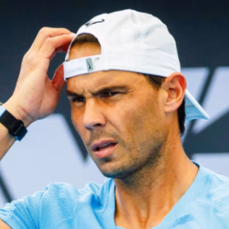 Este es el top-10 con el que Nadal hace su primer entrenamiento en Brisbane
