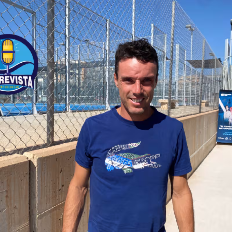 Roberto Bautista en el Challenger Málaga Open 2023. Foto: Punto de Break