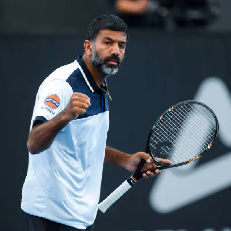 Rohan Bopanna, en una imagen de archivo. Foto: Getty