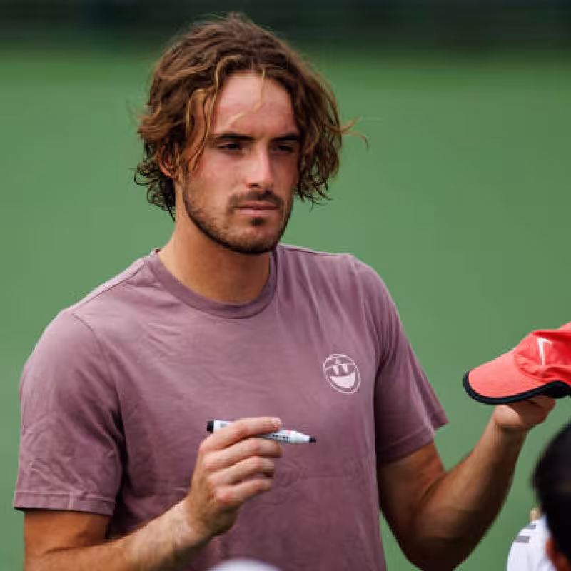 Stefanos Tsitsipas. Fuente: Getty