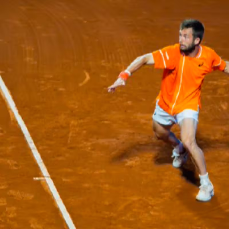 Corentin Moutet sigue sumando victorias en Santiago. Fuente: Getty