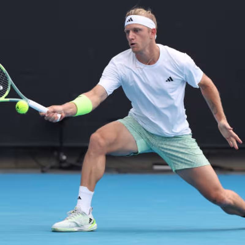 Alejandro Davidovich gana a Mensik. Foto: gettyimages