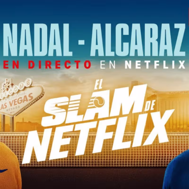 Netflix calienta motores con el tráiler de la exhibición entre Carlos Alcaraz y Rafa Nadal