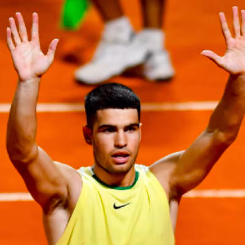 Carlos Alcaraz, a semifinales del Argentina Open. Fuente: Getty