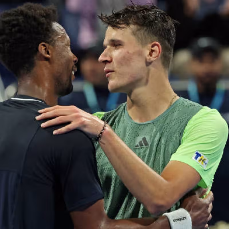 Mensik y sus palabras en la red a Monfils: "Fuiste una de mis grandes inspiraciones de pequeño"