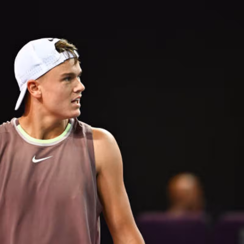 Holger Rune en el ATP de Montpellier 2024. Foto: getty