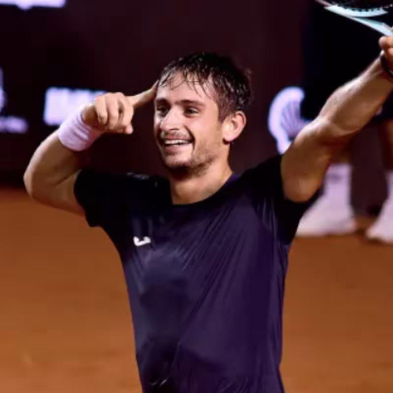 Mariano Navone en el ATP de Rio de Janeiro 2024. Foto: getty