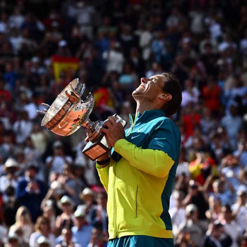 Lo de Rafa Nadal en Roland Garros, parece fácil pero no lo es. Foto: Getty