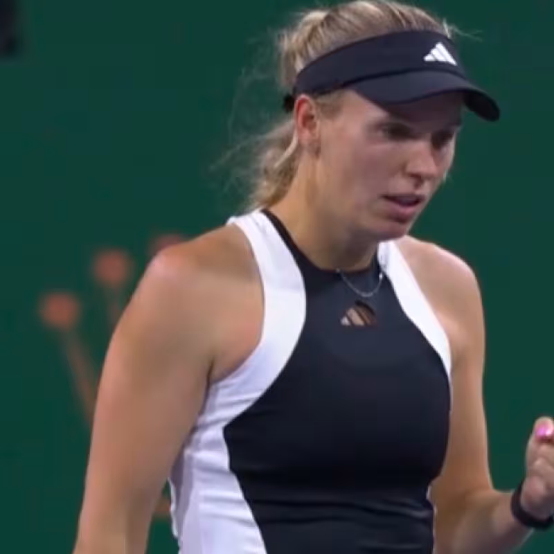 Caroline Wozniacki se planta en cuartos de Indian Wells. Fuente: Getty
