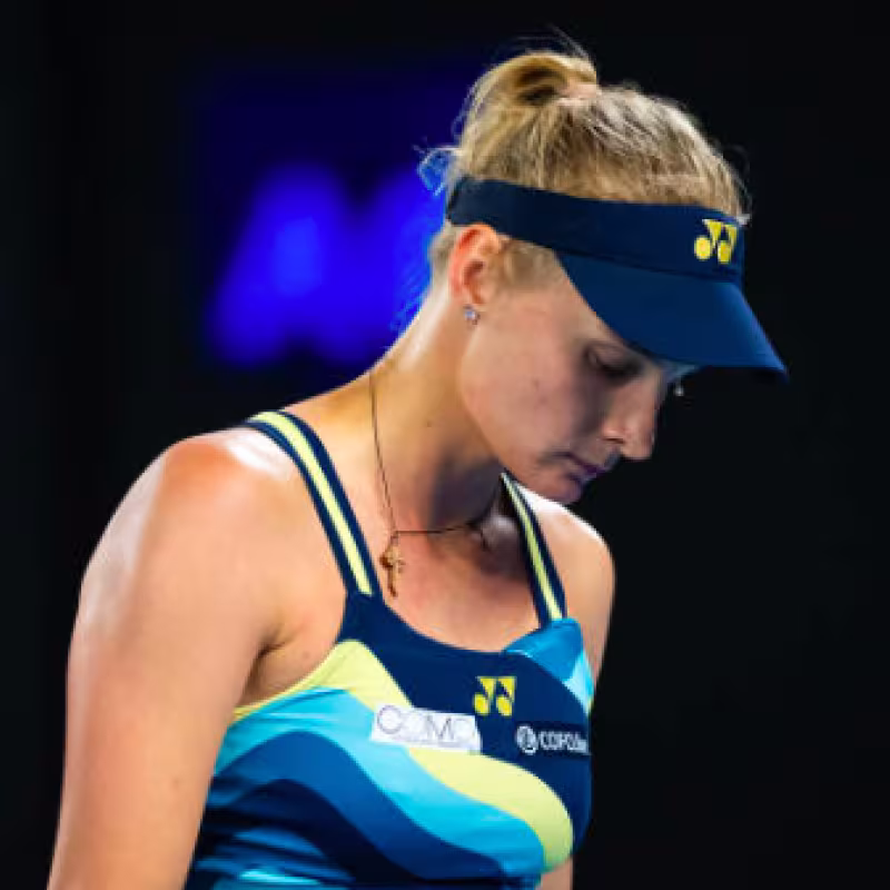 Dayana Yastremska cae en San Diego. Fuente: Getty