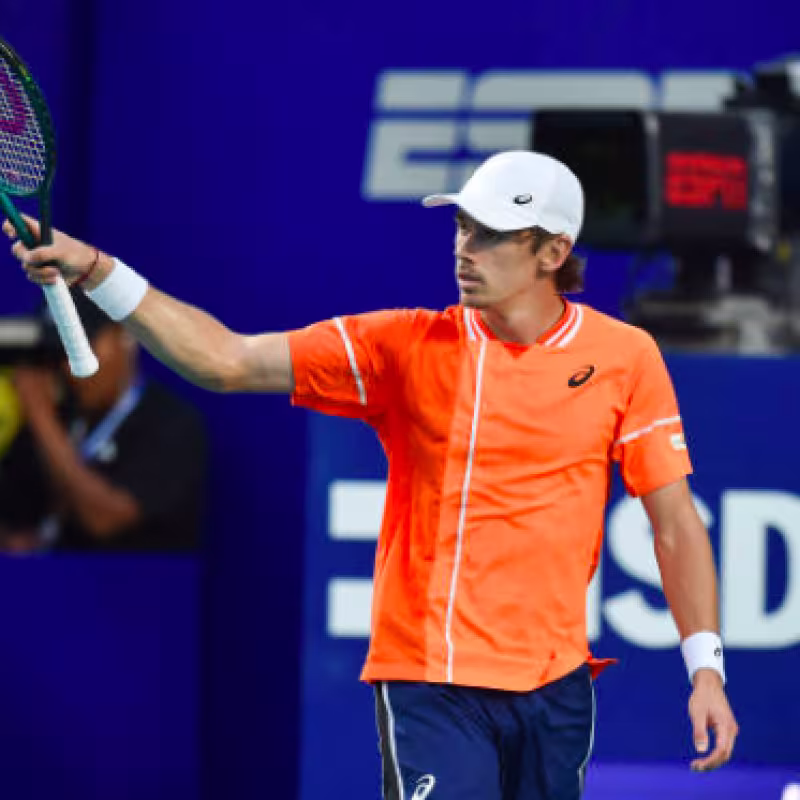 Alex De Miñaur superó por primera vez a Stefanos Tsitsipas. Fuente: Getty