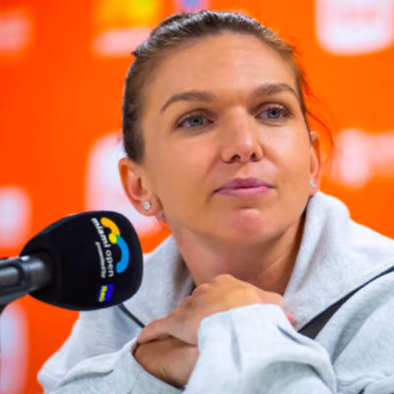 Simona Halep en el Miami Open 2024. Fuente: Getty