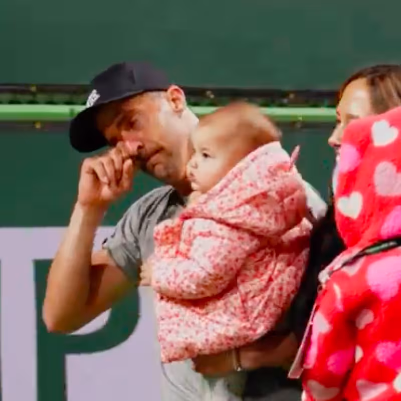 Steve Johnson en el día de su retirada. Fuente: Getty