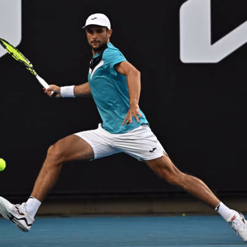 Aleksandar Vukic, rival de Djokovic en Indian Wells 2024. Foto: gettyimages