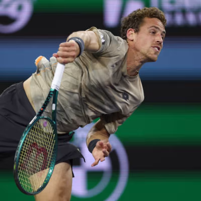 Roberto Carballés en Indian Wells 2024. Foto: getty