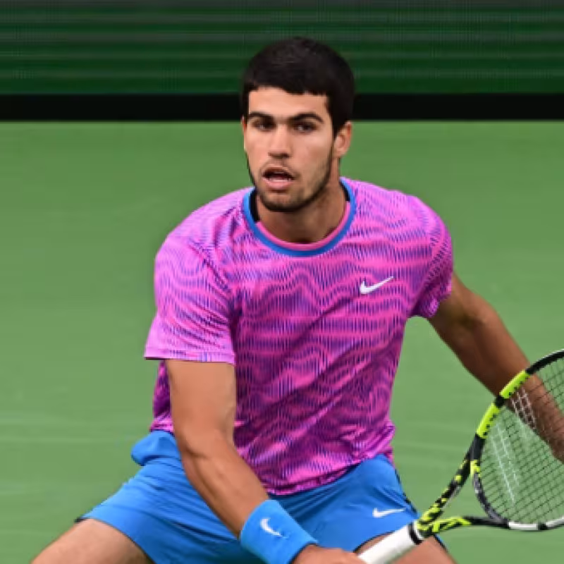 Carlos Alcaraz en Indian Wells 2024. Foto: Getty