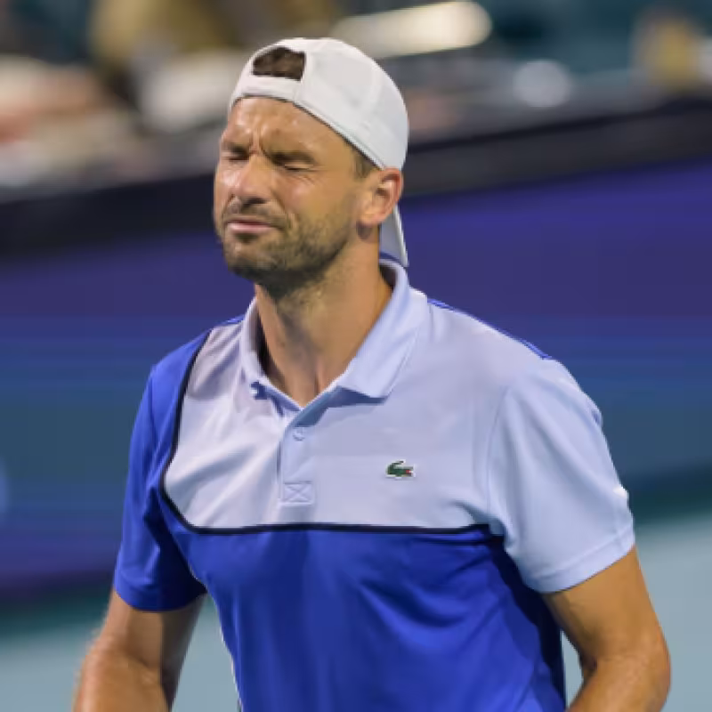 Grigor Dimitrov, finalista en el Miami Open 2024. Foto: Getty