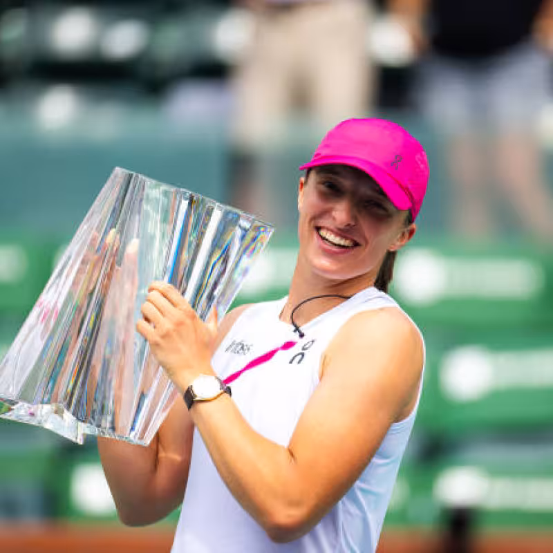 Iga Swiatek, declaraciones campeona Indian Wells 2024. Foto: gettyimages