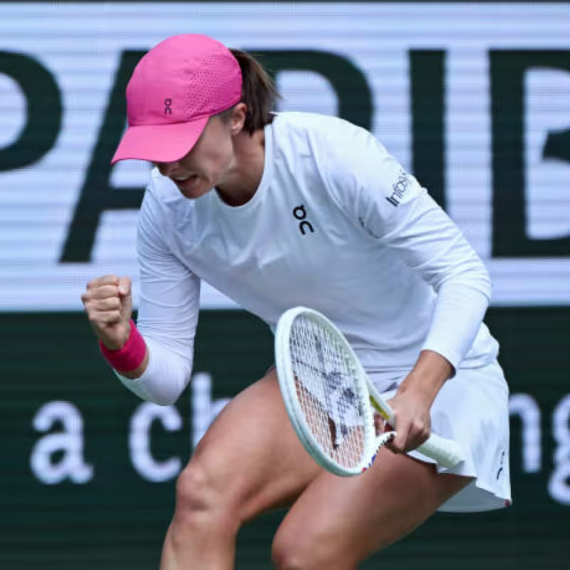 Iga Swiatek, dificultad duelo con Kostyuk. Foto: gettyimages