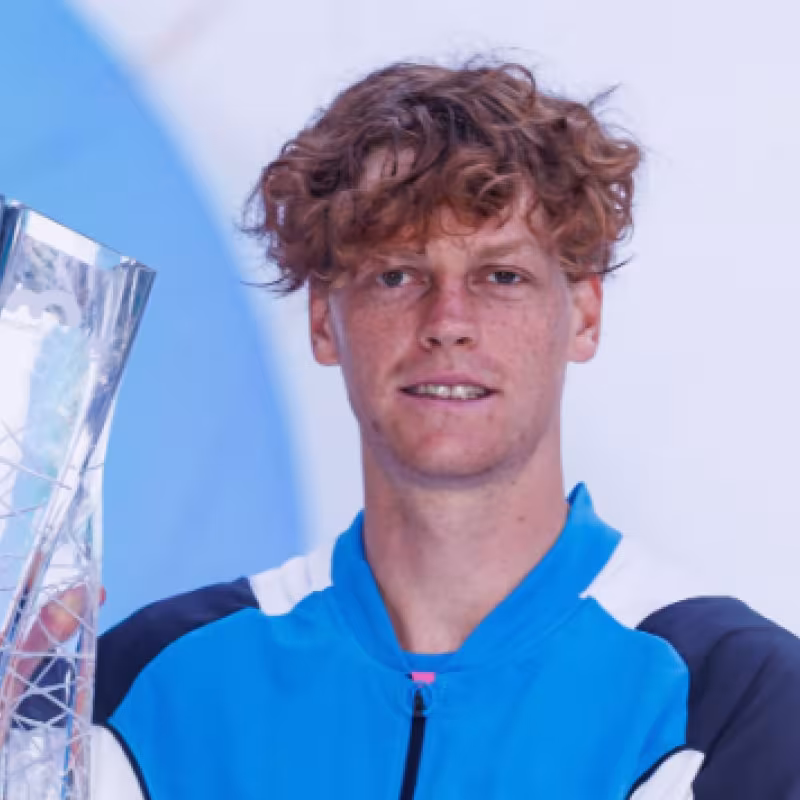 Jannik Sinner, campeón del Miami Open 2024. Foto: Getty
