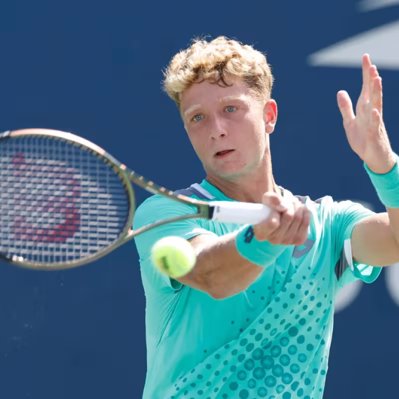 Martín Landaluce en el US Open. Foto: getty