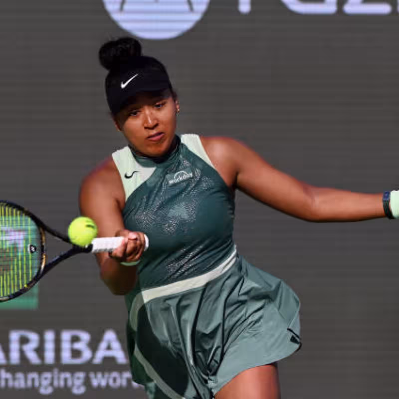 Naomi Osaka en Indian Wells 2024. Foto: getty
