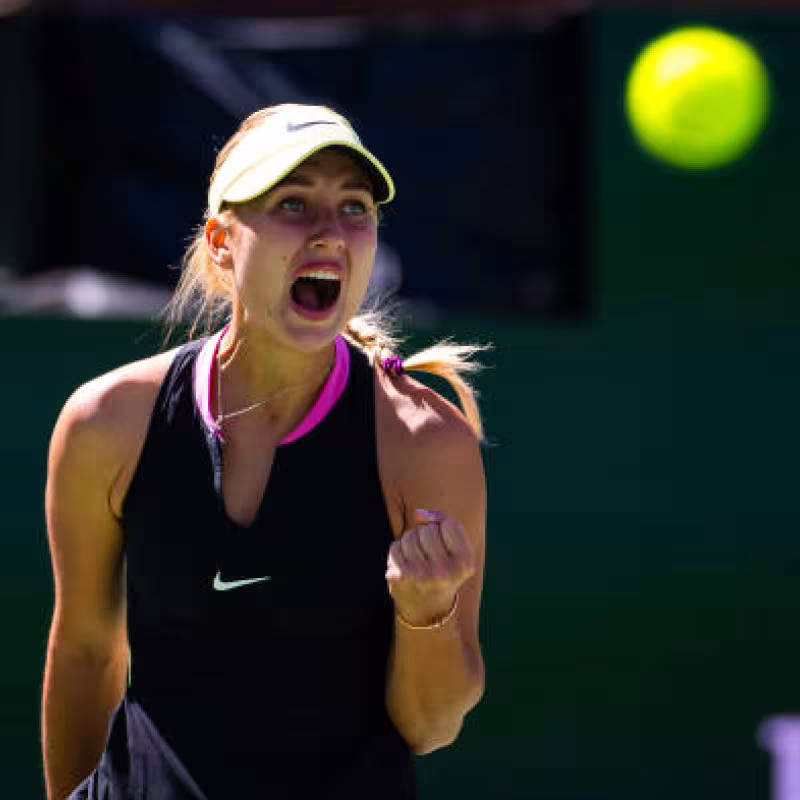 Anastasia Potapova en Indian Wells 2024. Foto: getty