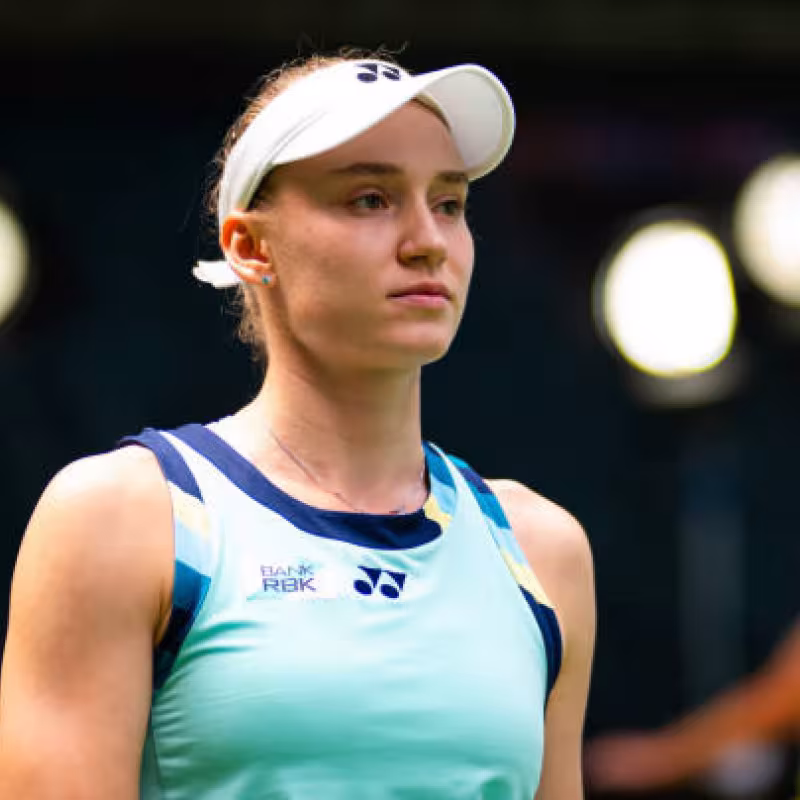 Elena Rybakina en el Miami Open 2024. Foto: getty