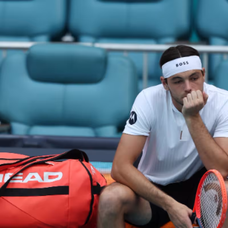 Taylor Fritz en el Miami Open 2024. Foto: Getty