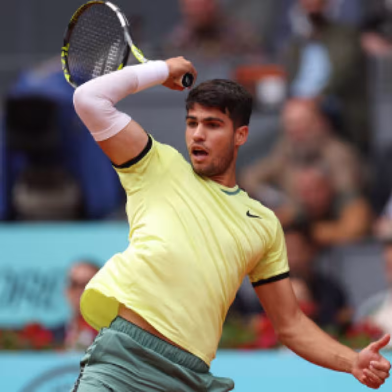 Alcaraz, tras su victoria: "Ha sido increíble poder jugar a este nivel durante tres horas. Foto: Gettyimages