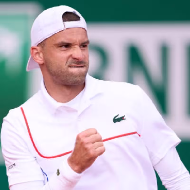 Dimitrov cumple y Rune se emplea a fondo en sus partidos aplazados. Foto: Gettyimages
