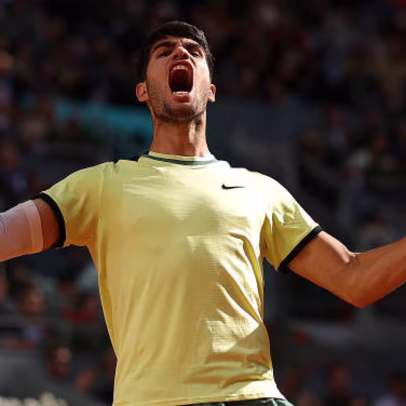 Carlos Alcaraz, emotivo mensaje. Foto: gettyimages