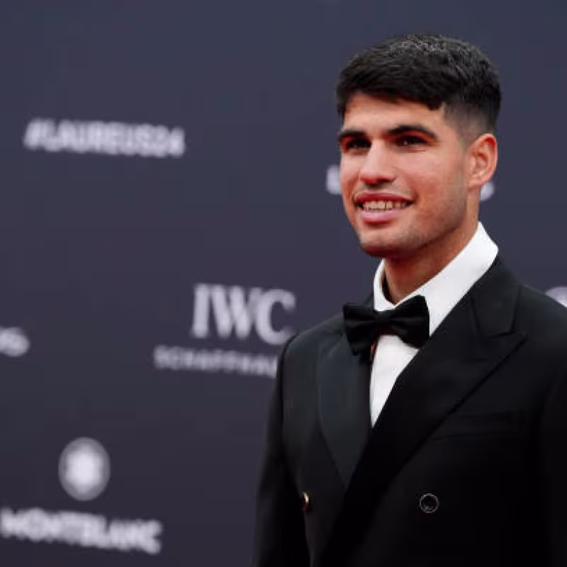 Carlos Alcaraz, premios Laureus. Foto: gettyimages