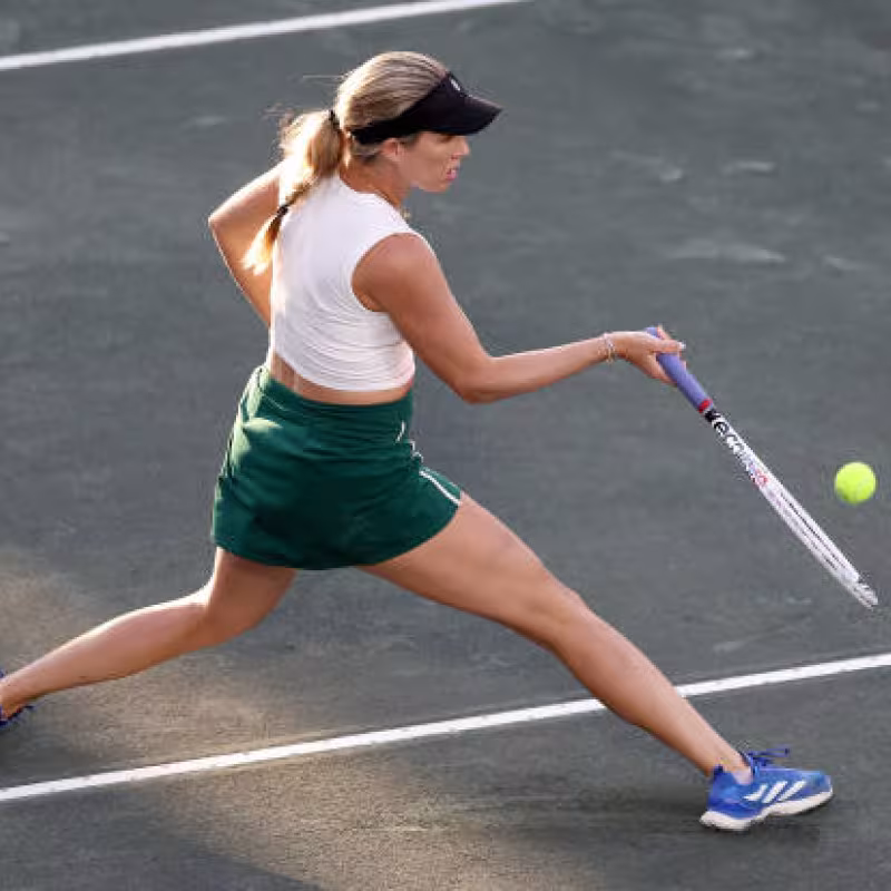 Danielle Collins sigue ganando en Charleston. Foto: gettyimages