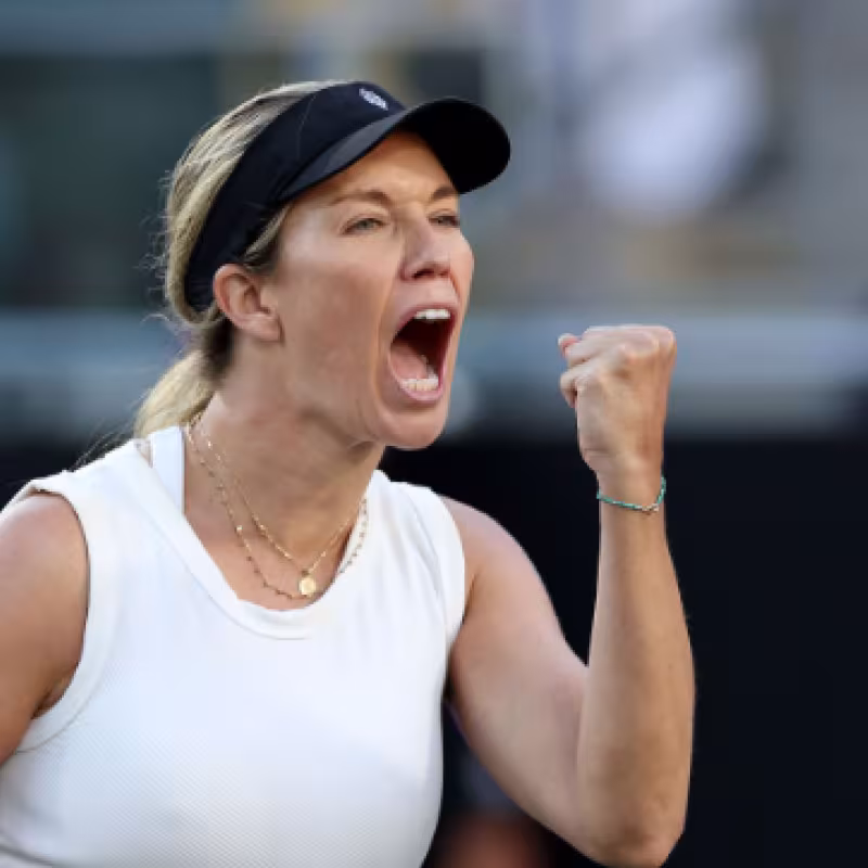Danielle Collins en el WTA Charleston 2024. Foto: Getty