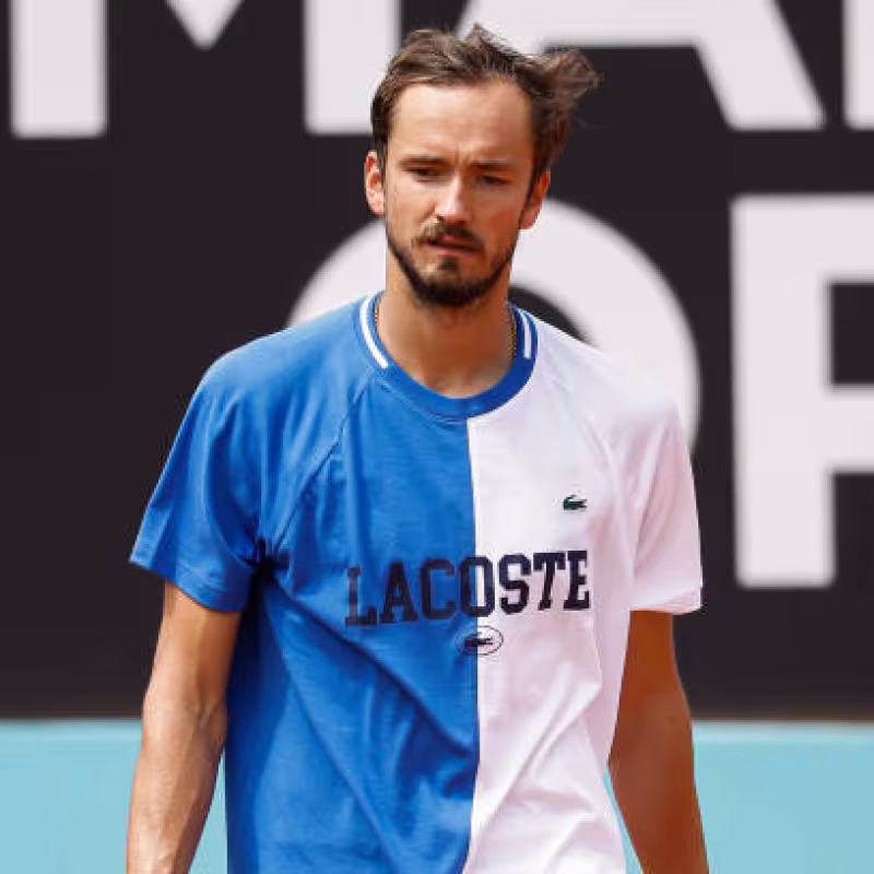 Daniil Medvedev en el Mutua Madrid Open 2024. Foto: Getty