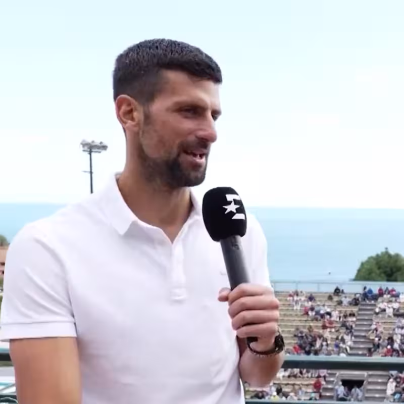Novak Djokovic en el Masters 1000 de Montecarlo 2024. Foto: Eurosport