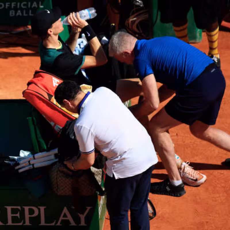 Jannik Sinner en el ATP Montecarlo 2024. Foto: Getty