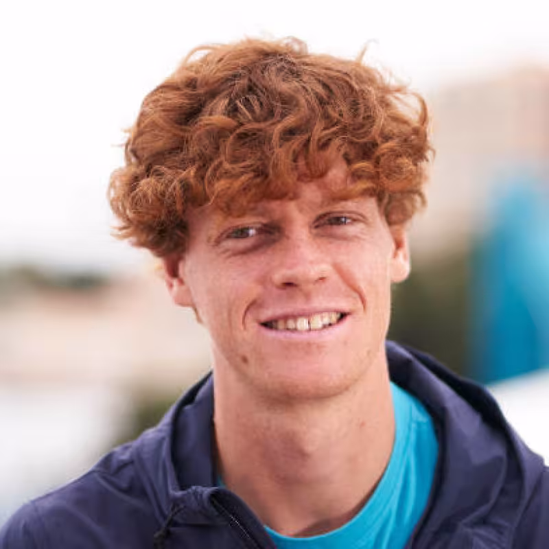 Jannik Sinner en el Masters 1000 de Montecarlo 2024. Foto: Getty