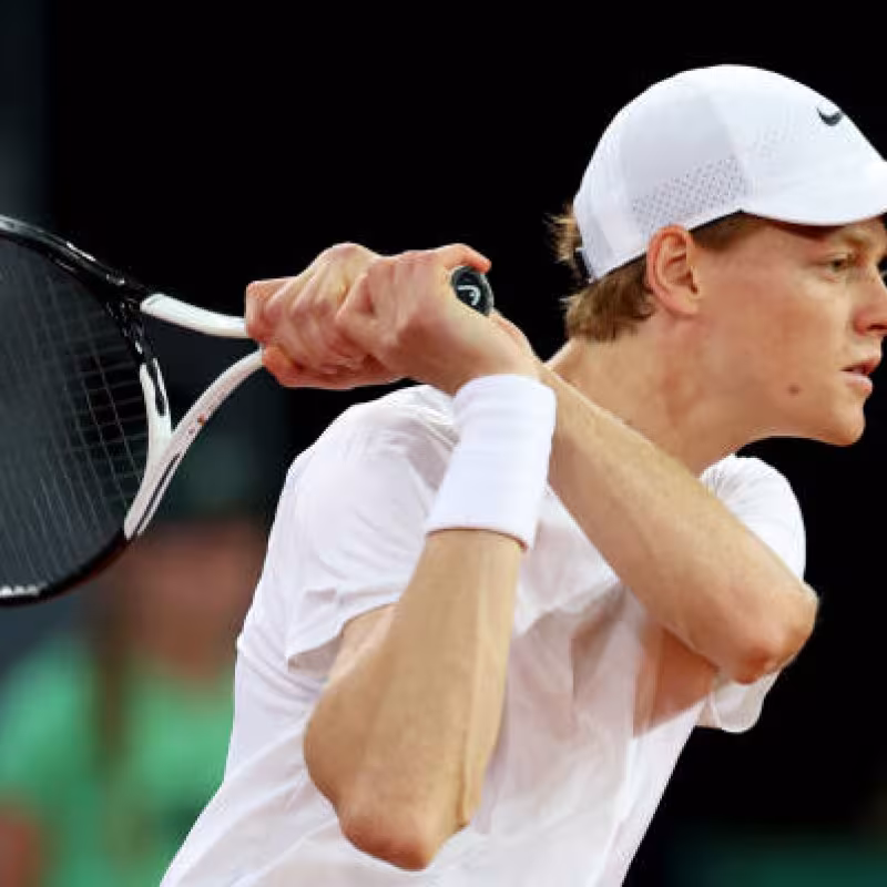 Jannik Sinner, en Mutua Madrid Open 2024. Foto: gettyimages
