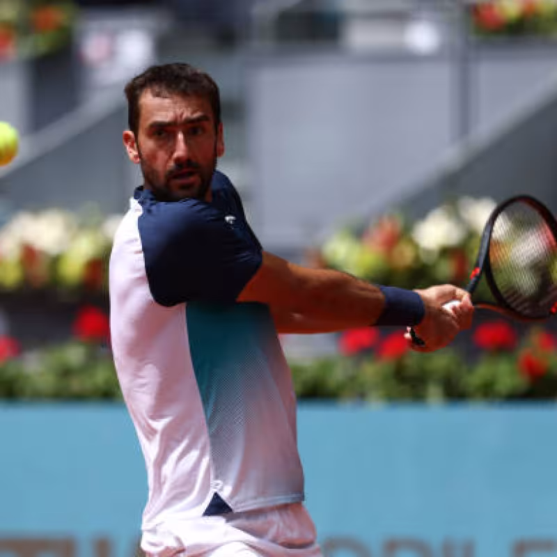 Marin Cilic, baja en Madrid. Foto: gettyimages