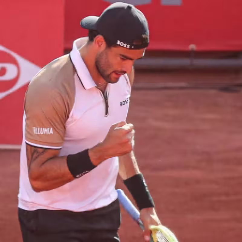 Matteo Berrettini en el ATP Marrakech 2024. Foto: Getty