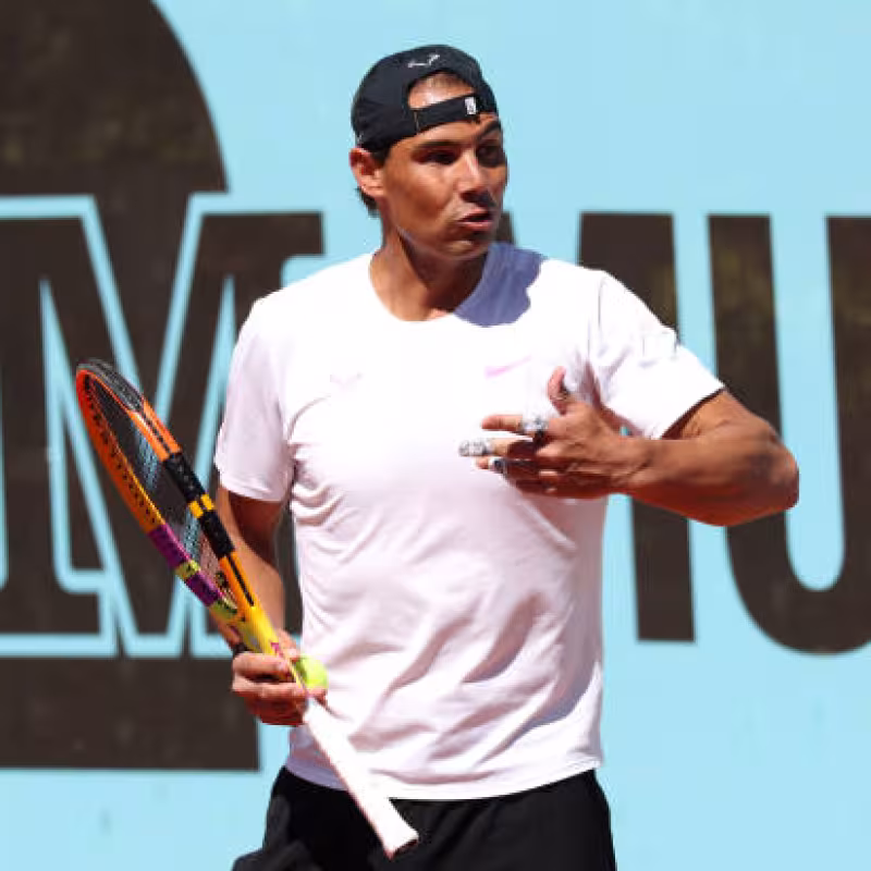 Rafael Nadal, plan en Madrid. Foto: gettyimages